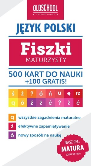 Język polski Fiszki maturzysty. Oldschool