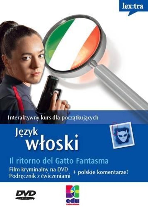Język włoski Il retorno del Gatto Fantasma Interaktywny kurs dla początkujących (podręcznik + DVD)