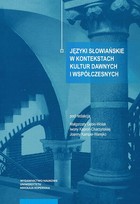 Języki słowiańskie w kontekstach kultur dawnych i współczesnych - pdf