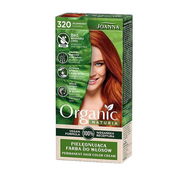 Naturia Organic 320 Płomienny Pielęgnująca farba do włosów