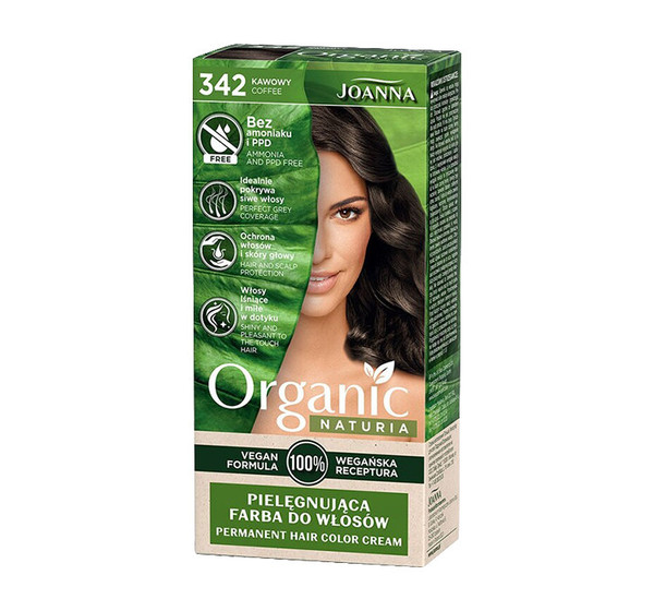 Naturia Organic 342 Kawowy Pielęgnująca farba do włosów