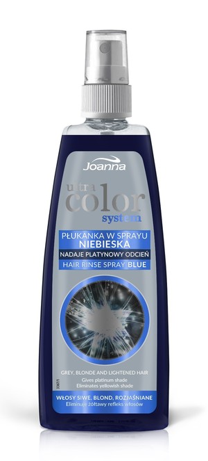 Ultra Color System Płukanka do włosów niebieska w sprayu