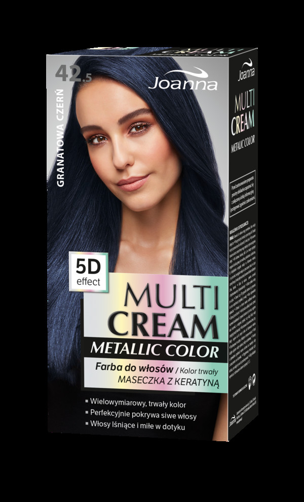 Multi Cream Metallic 42.5 granatowa czerń Farba do włosów