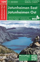Jotunheimen East Wander- und Radkarte / Jotunheimen Wschód Mapa turystyczna Skala: 1:50 000