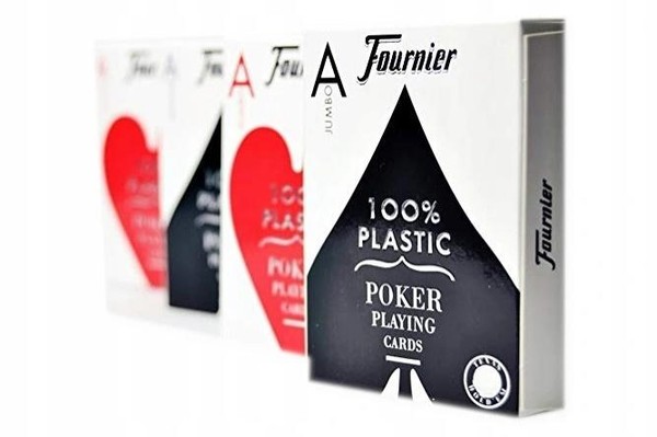 Poker 100% plastik FOURNIER