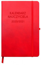 Kalendarz nauczyciela 2020/2021 A5 czerwony