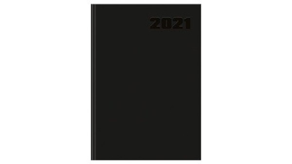 Kalendarz książkowy 2021 A5 Basic czarny