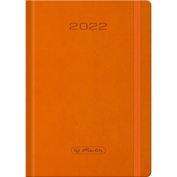 Kalendarz 2022 A5 Flex pomarańczowy