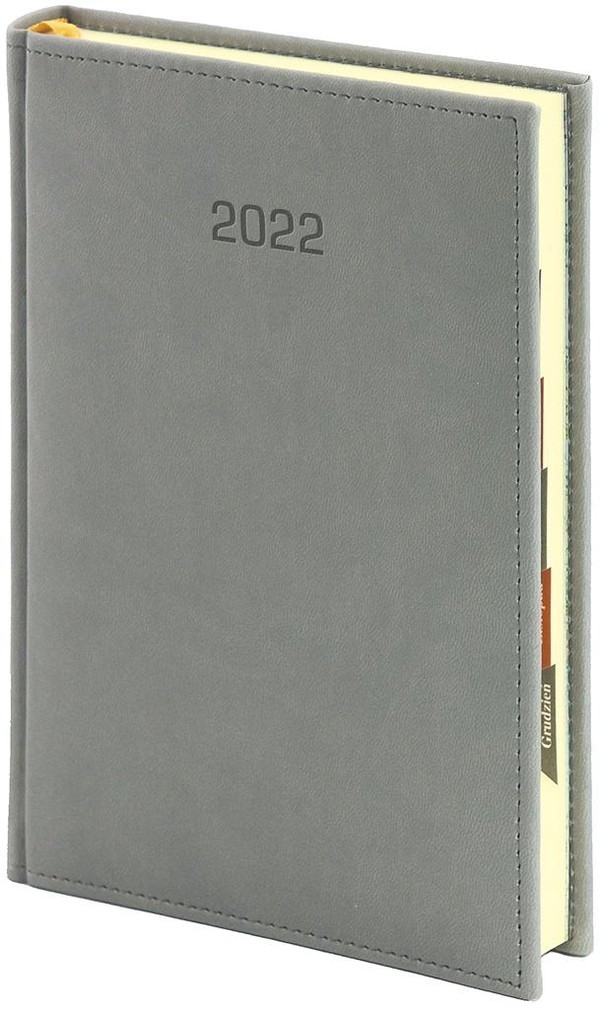Kalendarz 2022 B5 dzienny Vivella szary