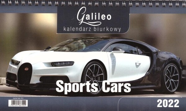 Kalendarz 2022 Biurkowy Galileo Auta sportowe
