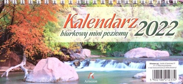 Kalendarz 2022 Biurkowy Mini poziomy