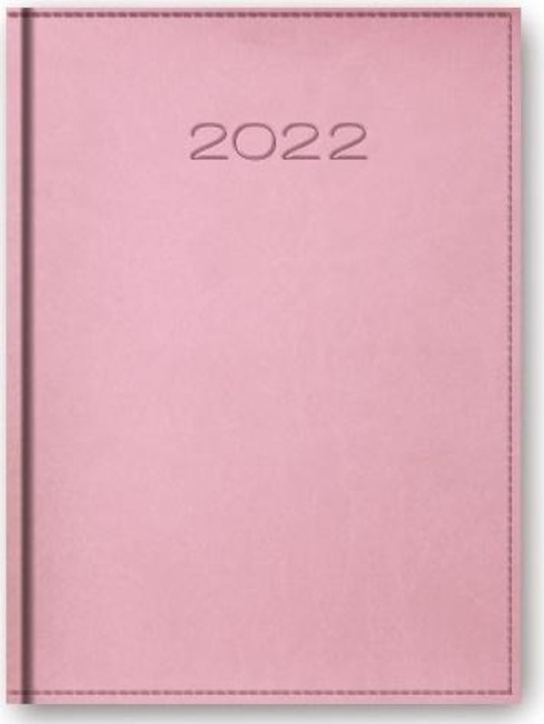 Kalendarz 2022 Dzienny A5 Vivella Różowy