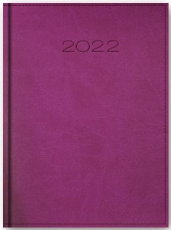 Kalendarz 2022 Dzienny A5 Vivella Fioletowy
