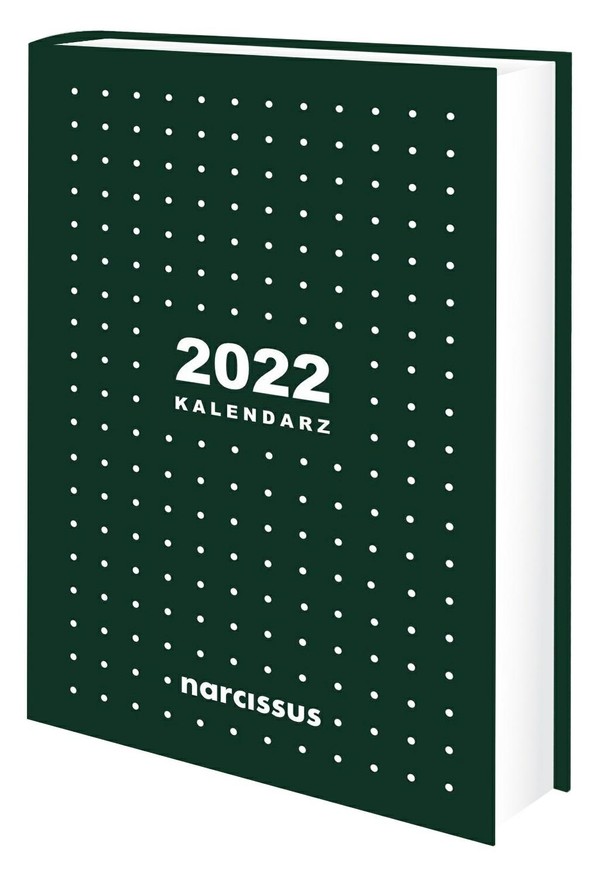 Kalendarz 2022 A5 dzienny zielony