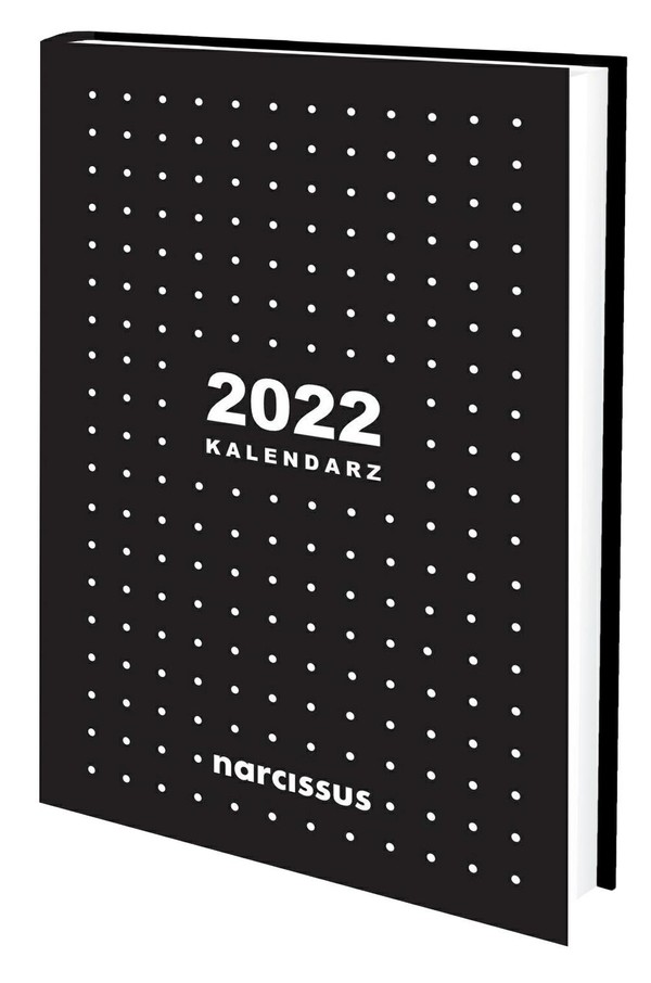 Kalendarz 2022 A6 tygodniowy czarny