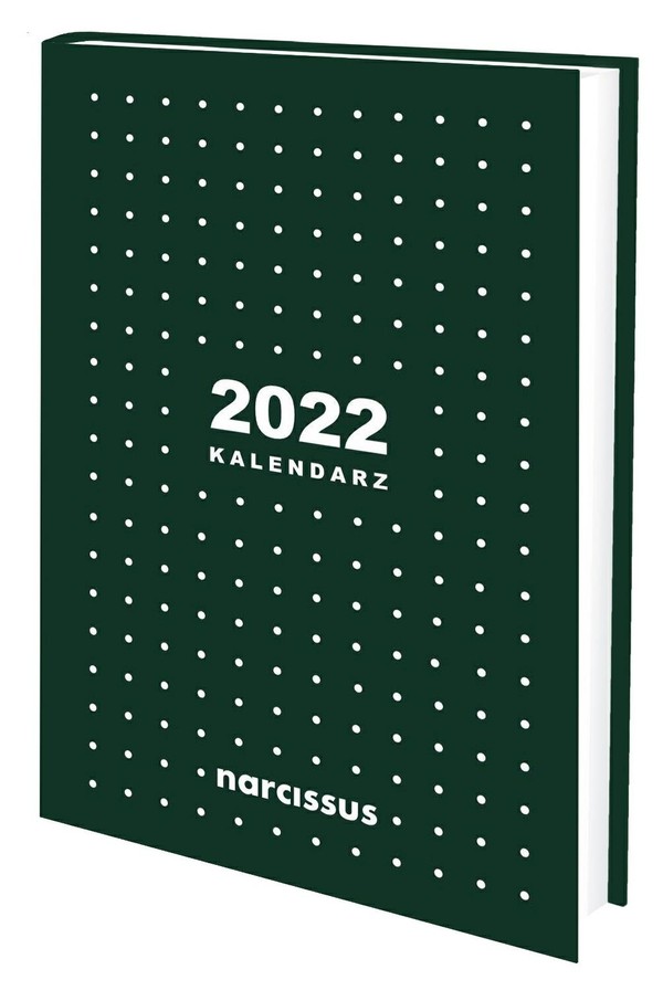 Kalendarz 2022 A6 tygodniowy zielony