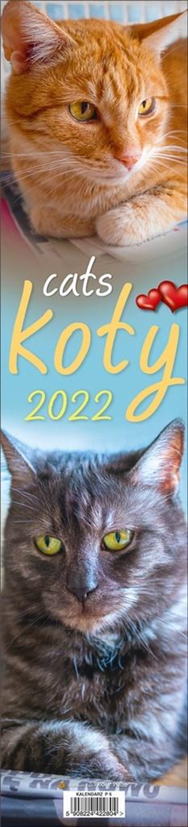 Kalendarz 2022 Paskowy Koty