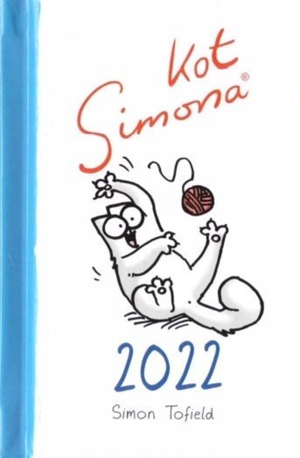 Kalendarz 2022 tygodniowy kieszonkowy Kot Simona