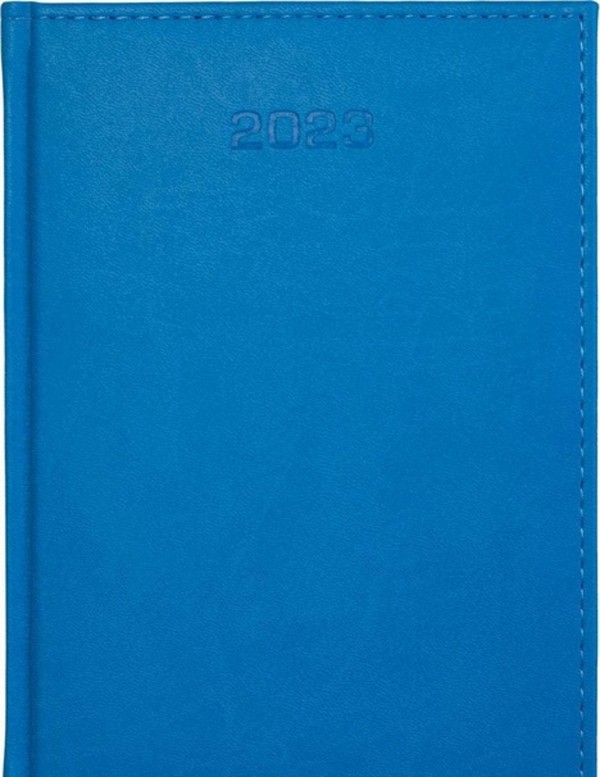 Kalendarz 2023 Tygodniowy A4 Vivella niebieski