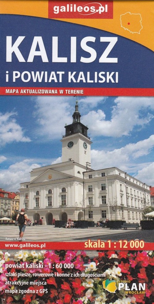 Kalisz i powiat kaliski Skala: 1:12 000/1:60 000