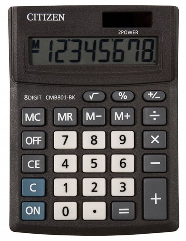Kalkulator biurowy Citizen CMB801-BK Business Line 8-cyfrowy czarny