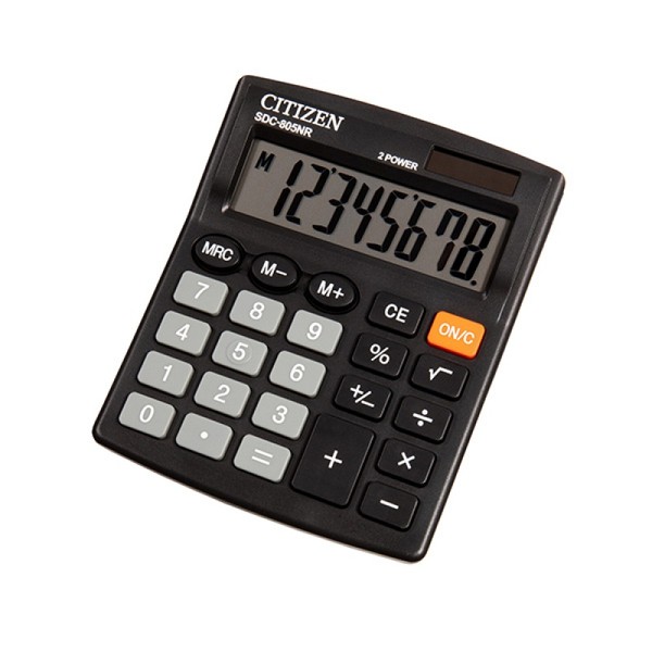 Kalkulator biurowy sdc-805nr citizen 8 cyfrowy