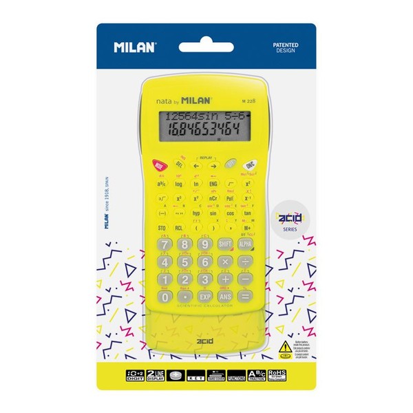 Kalkulator naukowy m228 acid 159005 żółty