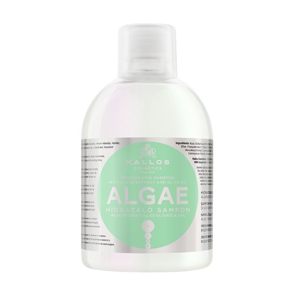 Algae Moisturizing Shampoo With Algae Extract And Olive Oil Nawilżający szampon z ekstraktem algi i olejem oliwkowym do włosów suchych