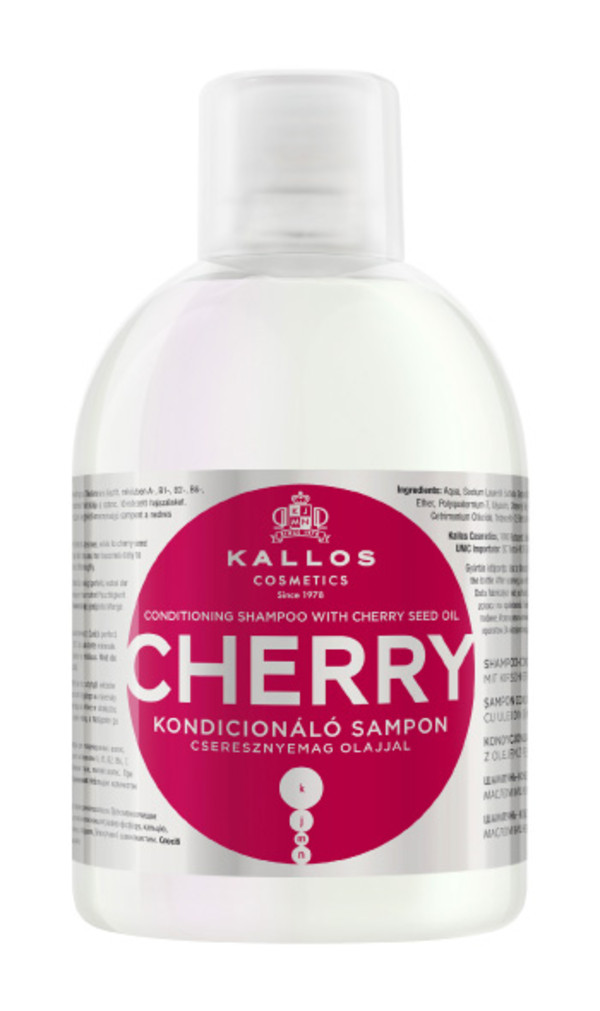 Cherry Conditioning Shampoo With Cherry Seed Oil Kondycjonujący szampon z olejkiem z pestek czereśni do włosów zużytych