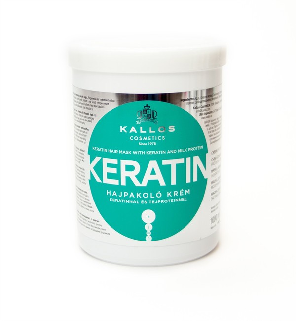 KJMN Keratin Maska do włosów suchych i łamiących się z wyciągiem keratyny i proteiny mlecznej