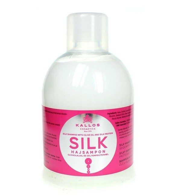 Silk Shampoo With Olive Oil And Silk Protein Jedwabny szampon do włosów z proteinami oliwy z oliwek i jedwabiu