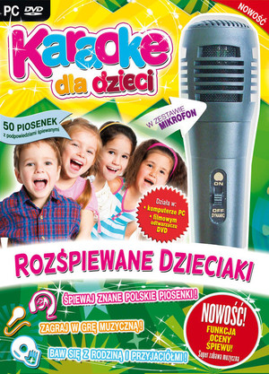 Karaoke dla dzieci Rozśpiewane Dzieciaki z mikrofonem (PC) DVD-ROM
