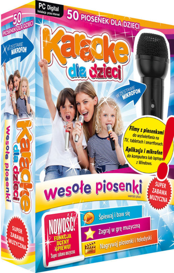 Karaoke Dla Dzieci Wesołe Piosenki - z mikrofonem