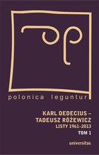 Karl Dedecius: Tadeusz Różewicz Listy 1961-2013 Tom 1/2 - pdf