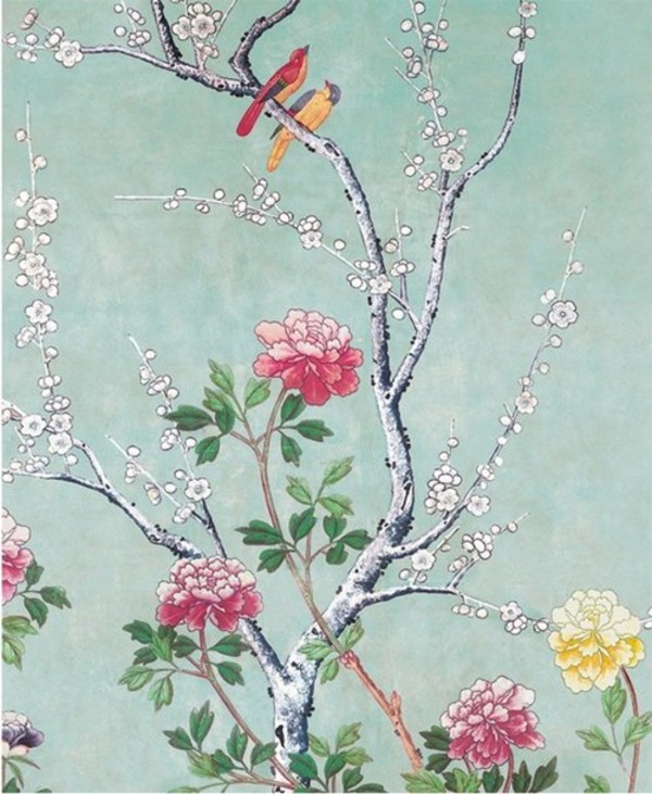 Karnet z kopertą Chinese blossom 17x14cm