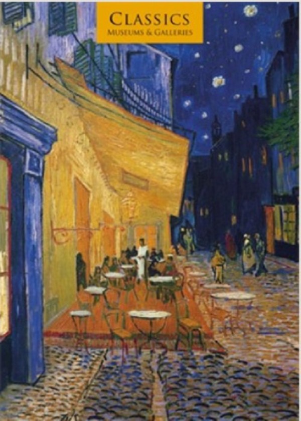 Karnet B6 z kopertą Cafe-terrace at night