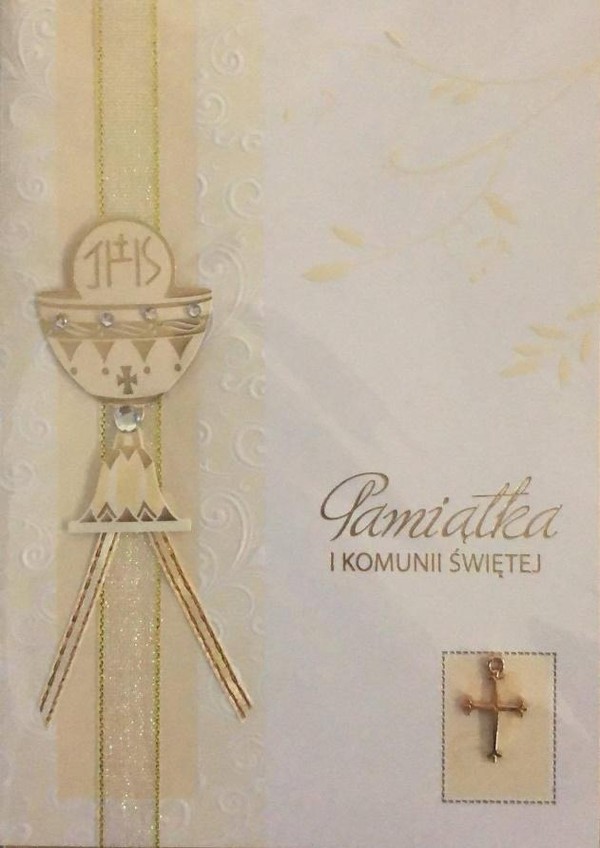 Karnet Komunia Premium B6 + koperta wzór nr 4