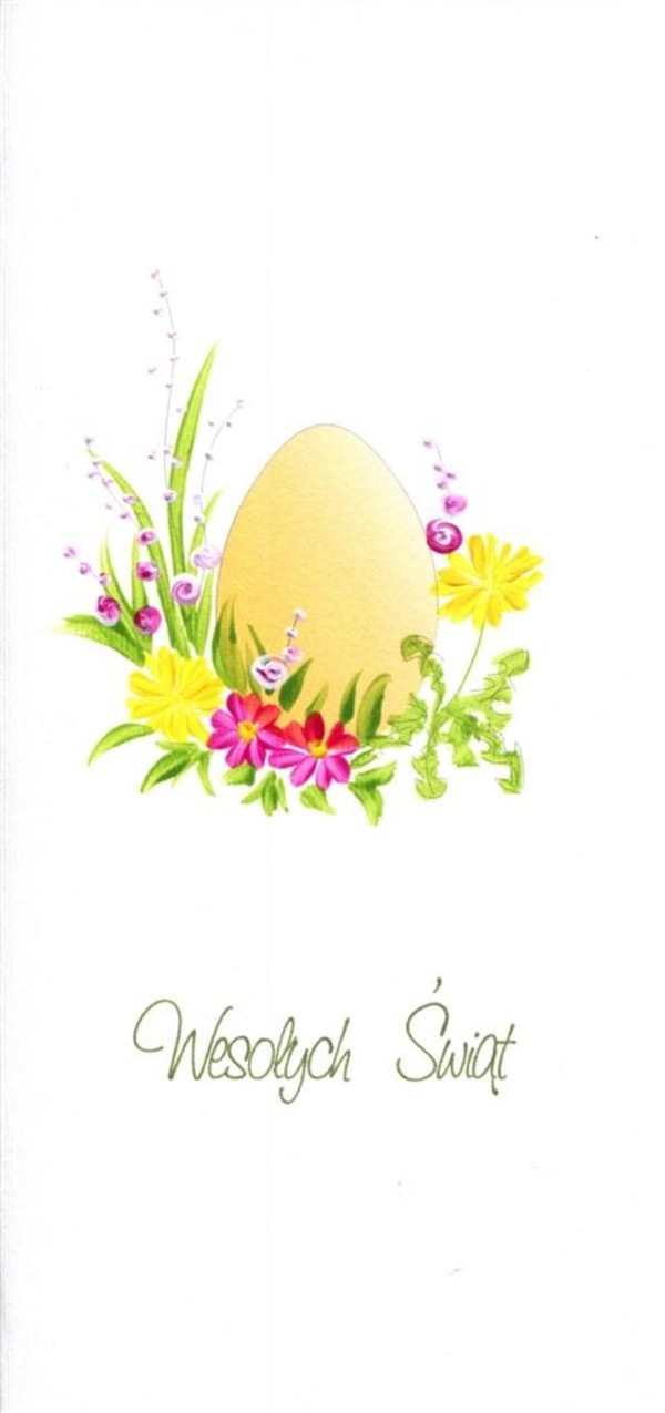 Karnet Wielkanoc Jajko
