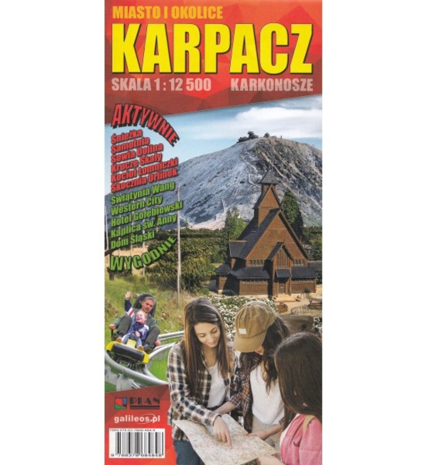 Karpacz Miasto i okolice Skala 1:12 500