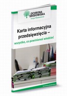 Karta informacyjna przedsięwzięcia - wszystko,co powinieneś wiedzieć