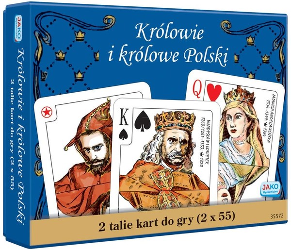 Zestaw talii kart Królowie i królowe Polski
