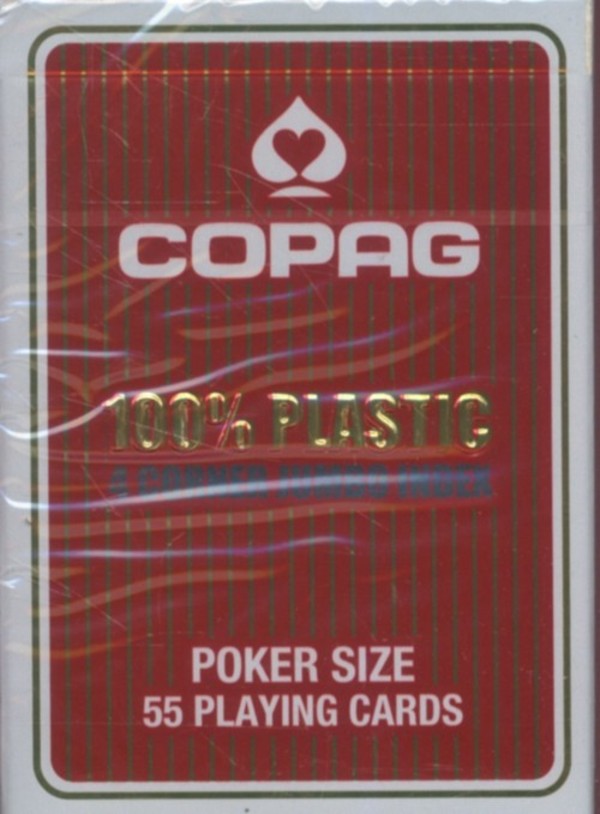 Karty do gry Copag 100% Plastic 4 Corner Index