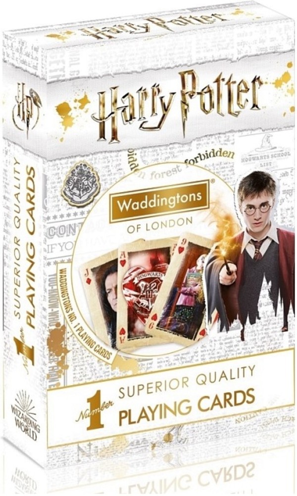 Karty do gry Waddingtons No. 1 Harry Potter White