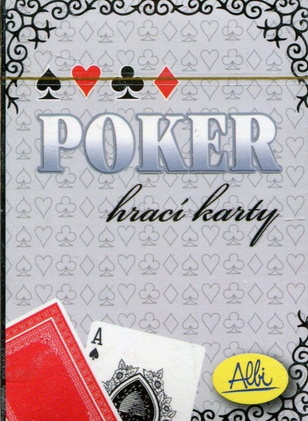 Karty do pokera czerwone