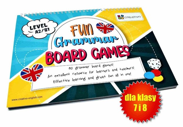 Karty językowe Angielski Fun Grammar Board Games level A2/B1