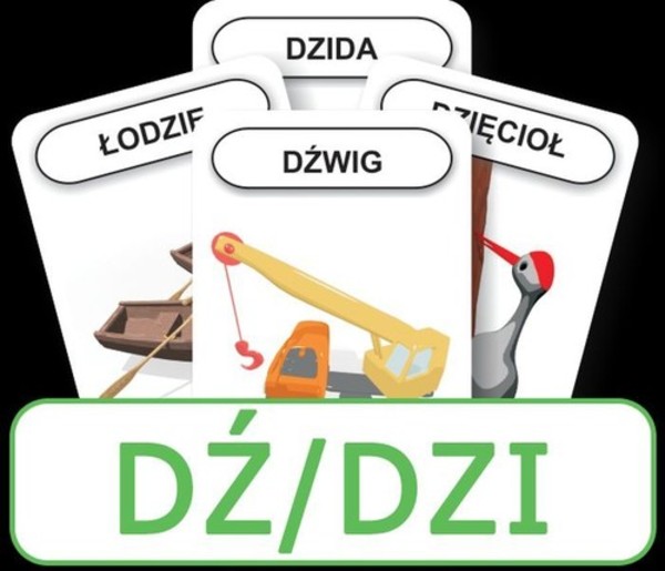 Karty Logopedyczny Piotruś Część XII - głoska DŹ/DZI