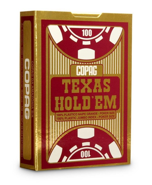 Karty Texas Hold`em Kolor czerwony