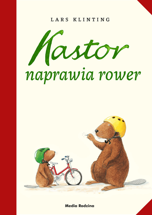 Kastor naprawia rower Kastor
