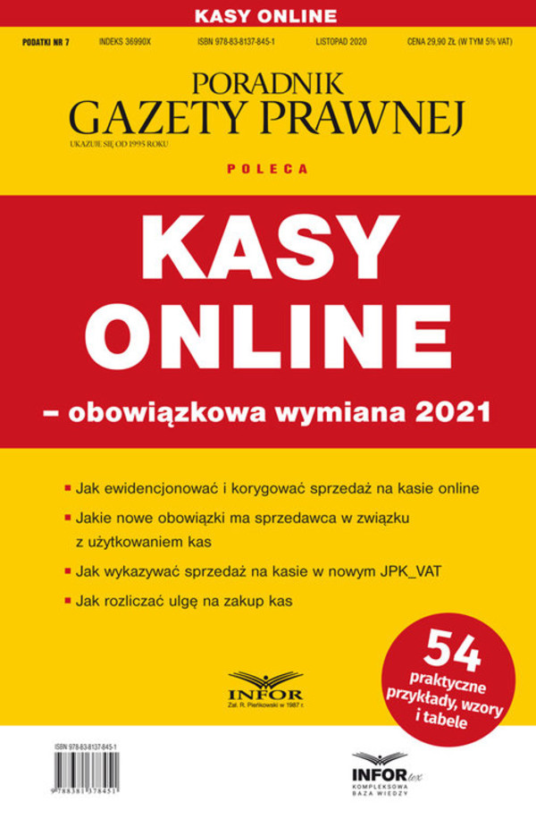 Kasy online - obowiązkowa wymiana 2021