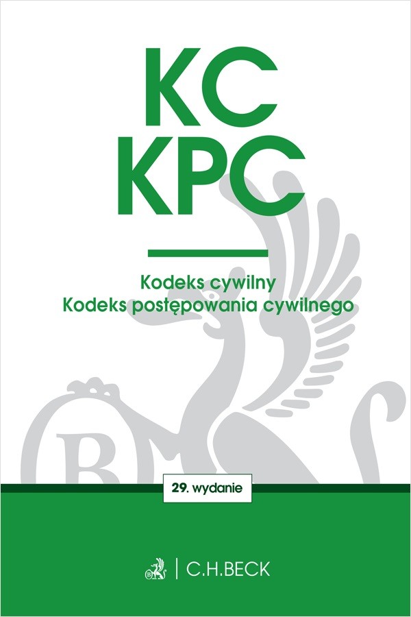 KC. KPC. Kodeks cywilny. Kodeks postępowania cywilnego (wyd.29)